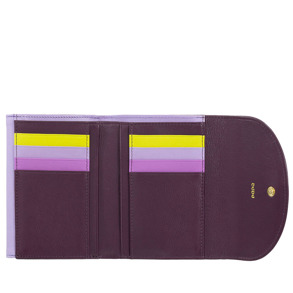 Итальянский женский кожаный кошелек DuDu серии Galapagos | темно-фиолетовый - Dudubags фото 3