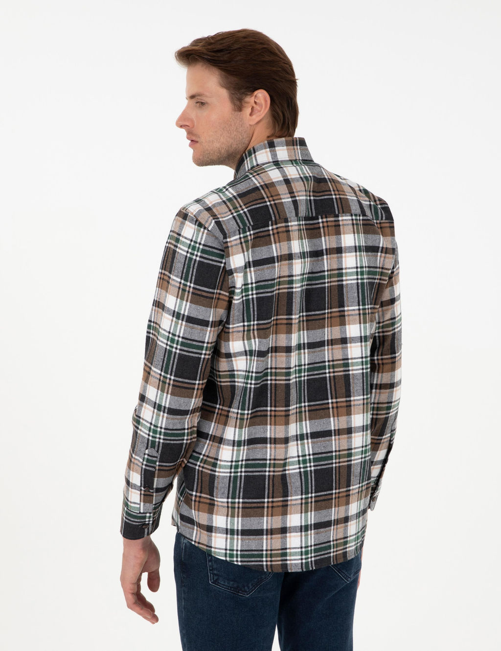 Kahverengi Comfort Fit Oduncu G_mlek - Pierre cardin фото 5