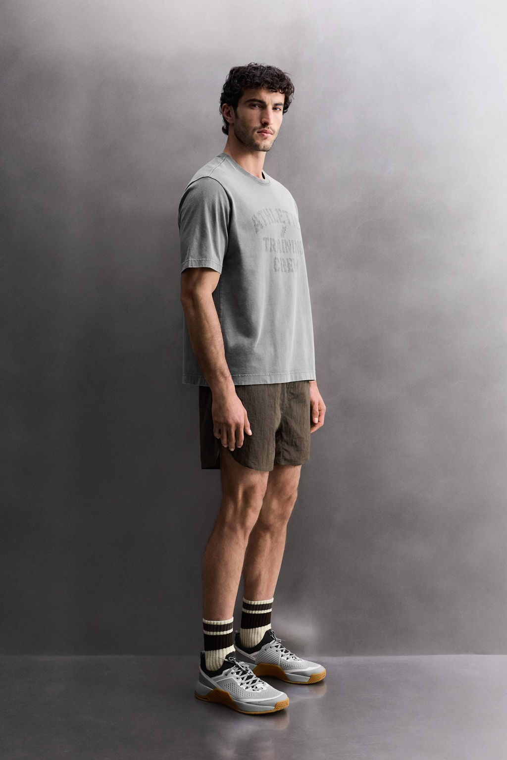 CAMISETA ALGOD?N TRAINING / Gris antracita - Zara фото 4