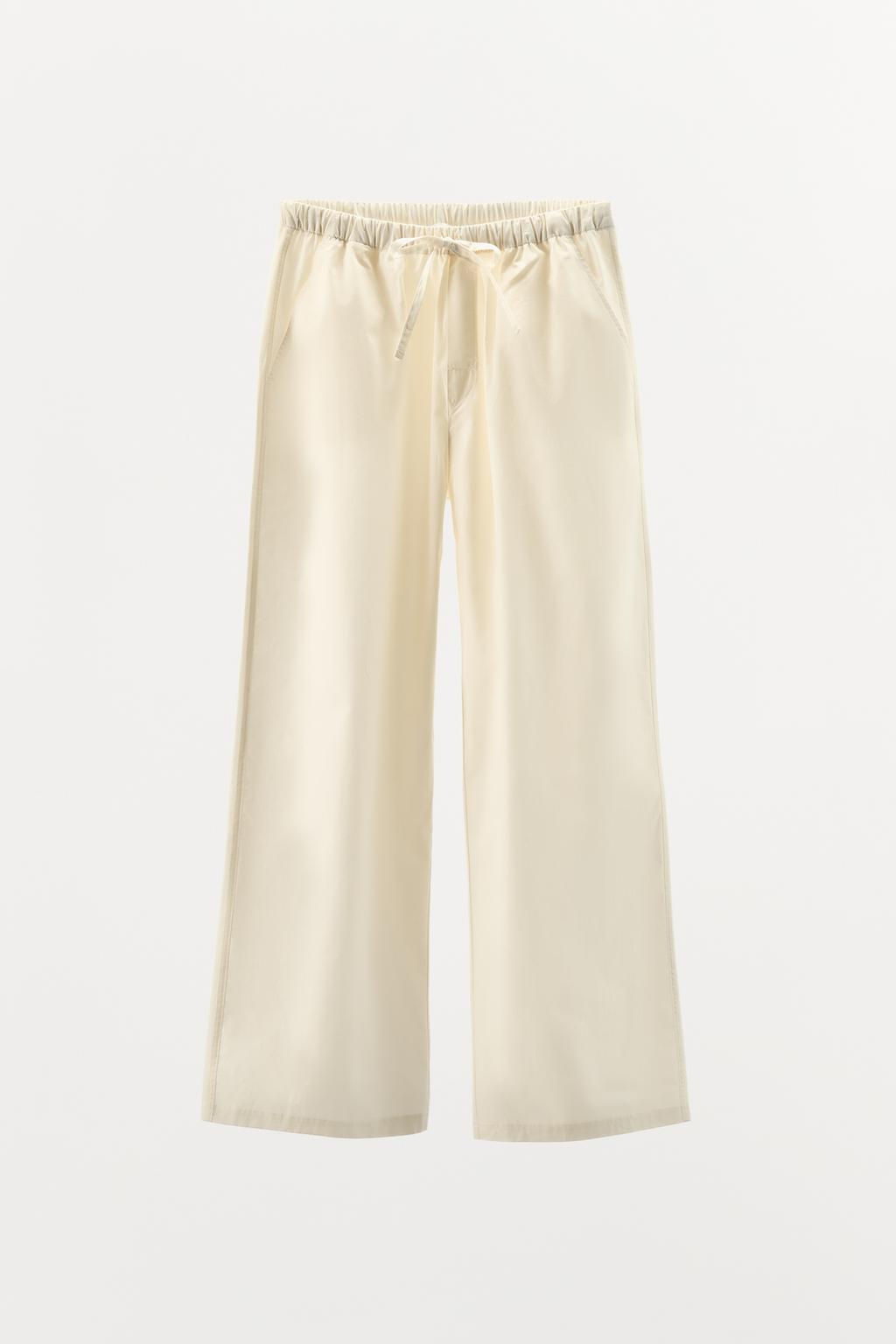 POPLIN PYJAMA TROUSERS - Zara фото 7