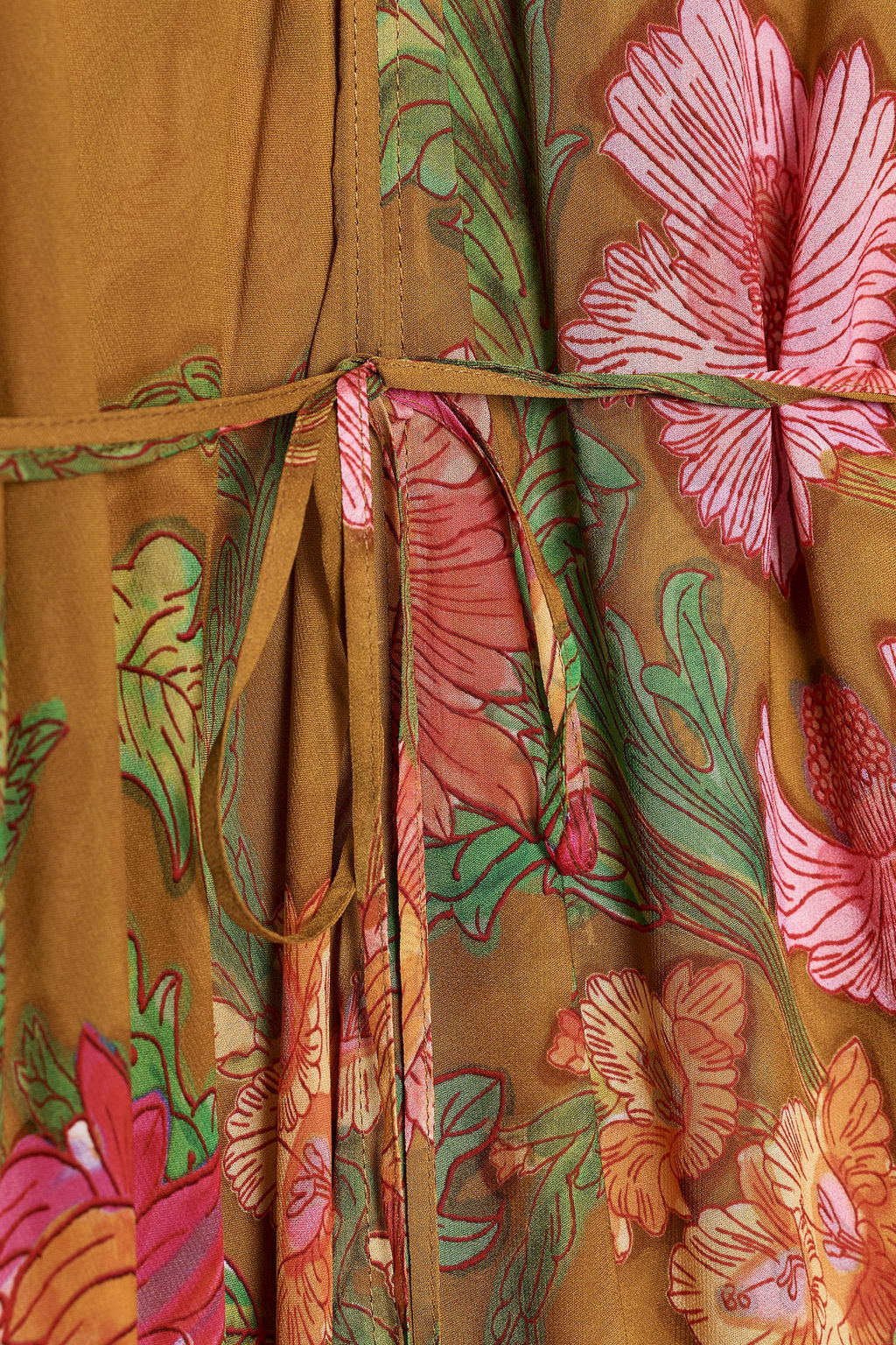 ZW COLLECTION FLORAL OVERSIZE DRESS - Zara фото 7