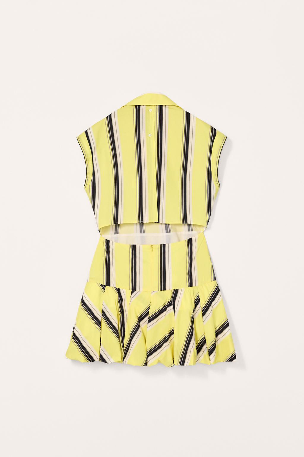 LIMITED EDITION STRIPED PUFF DRESS - Zara фото 6