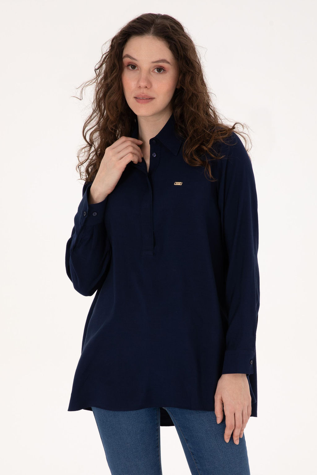 Kad_n Lacivert Uzun Kollu G_mlek - U.s. polo assn фото 3