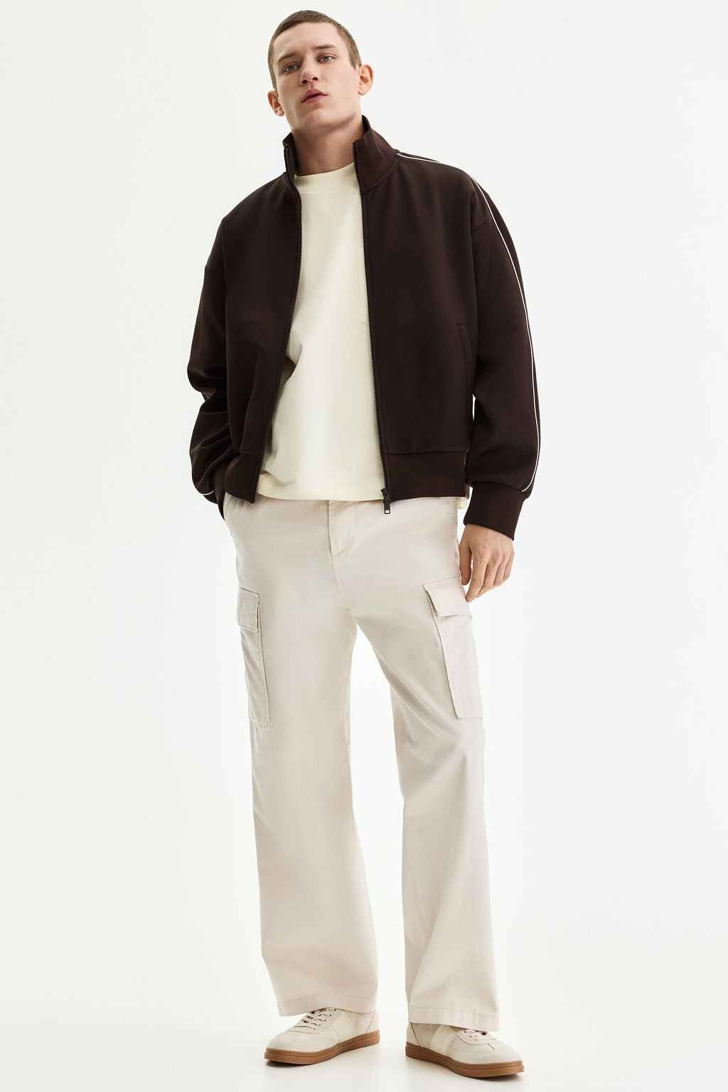 Pantal?n cargo de algod?n Relaxed Fit - H&m фото 3