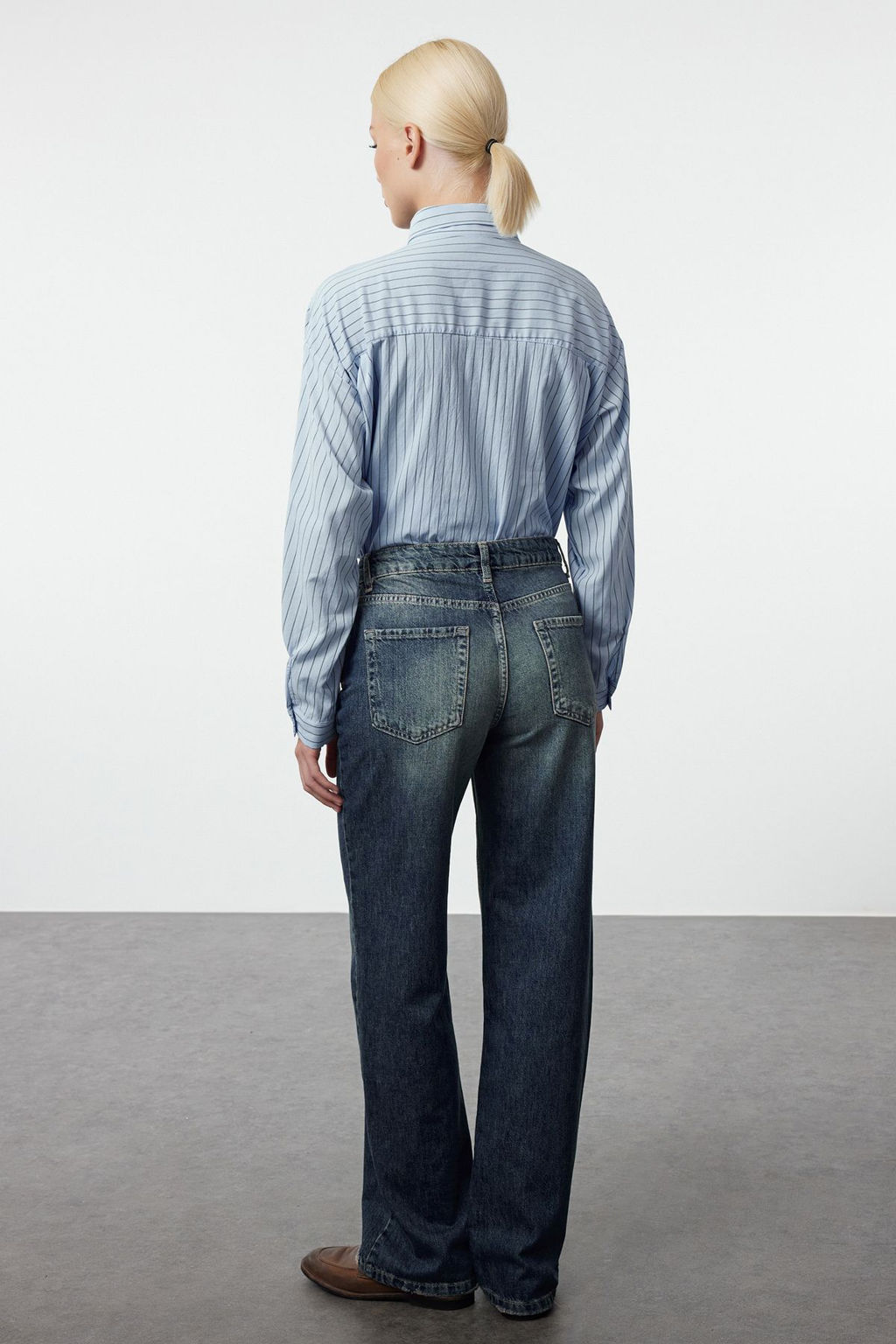 Mavi More Sustainable Soluk Efekt Vintage Normal Bel Straight Jeans TWOAW25JE00180