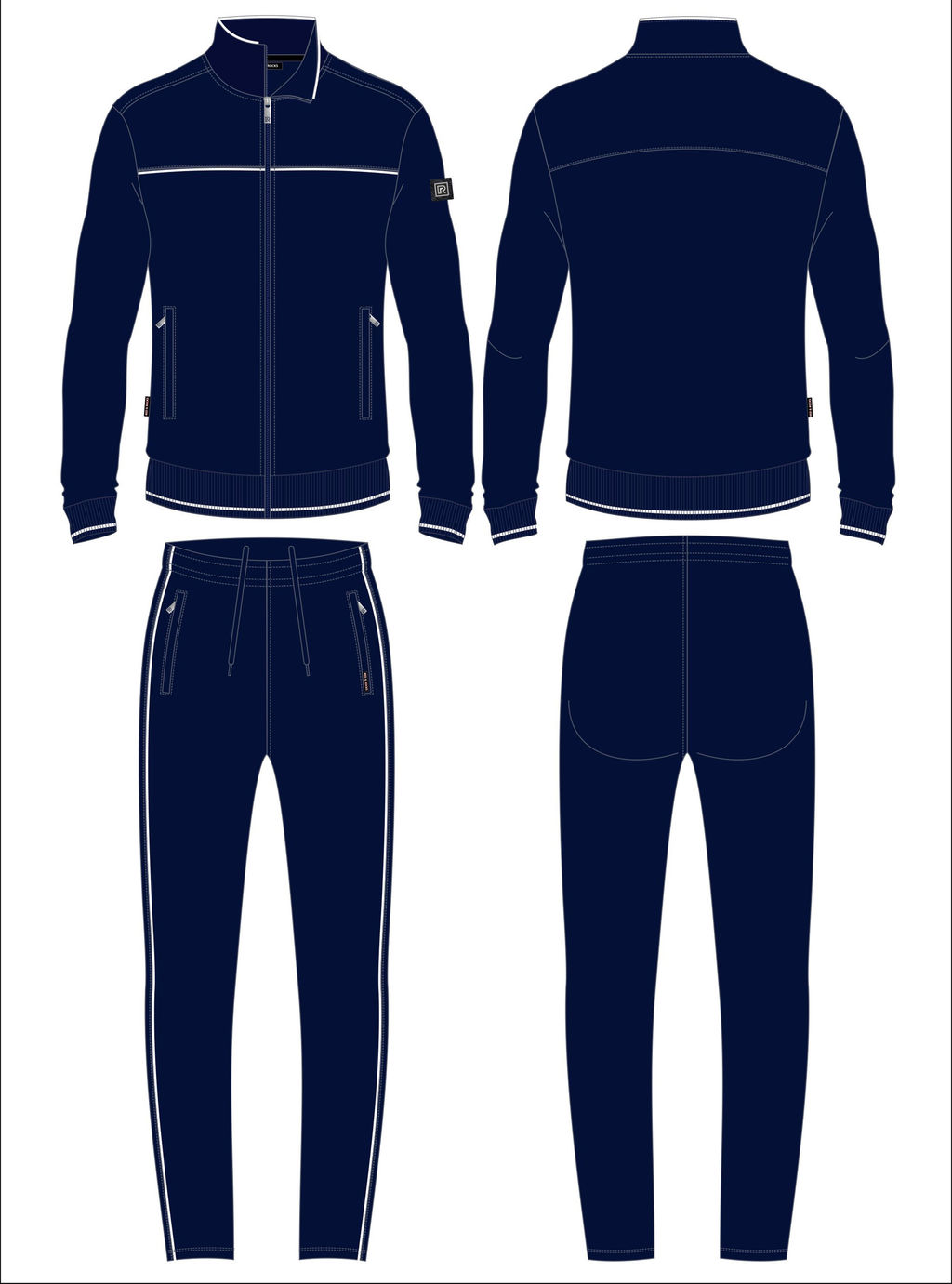 Спортивный костюм мужской 10M-RR-1839 RED-N-ROCKS - Red-n-rock's фото 12