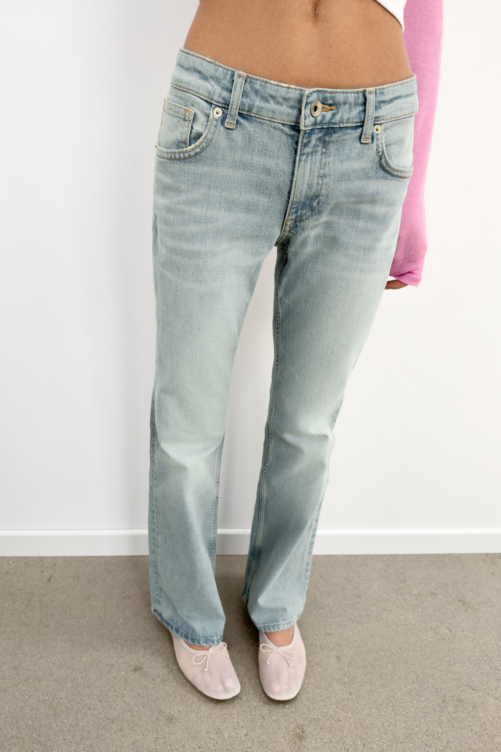 JEANS TRF BOOTCUT TIRO BAJO / Azul agua - Zara фото 3