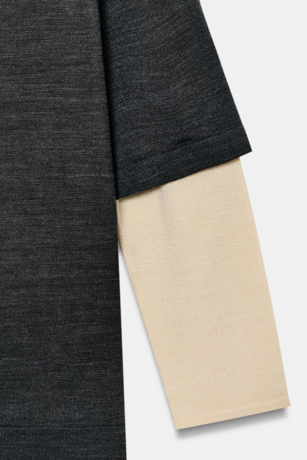 DOUBLE-LAYER KNIT JUMPER - Zara фото 6