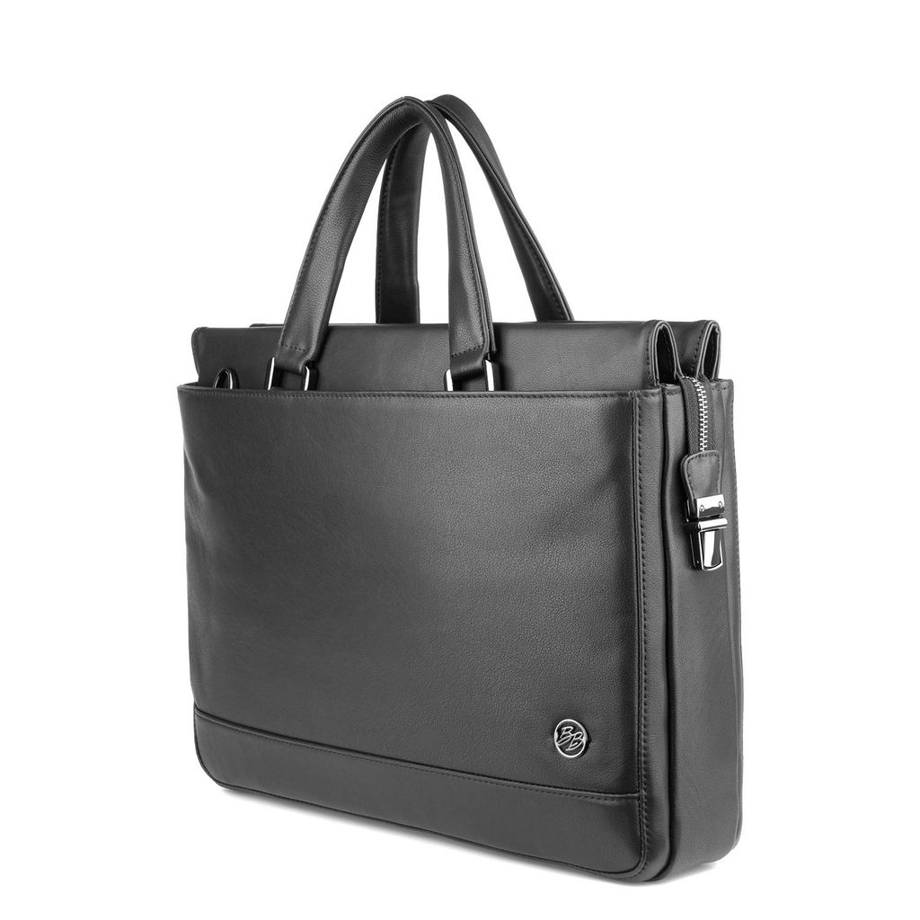 Мужская кожаная сумка Деловая - Barcelo biagi фото 2