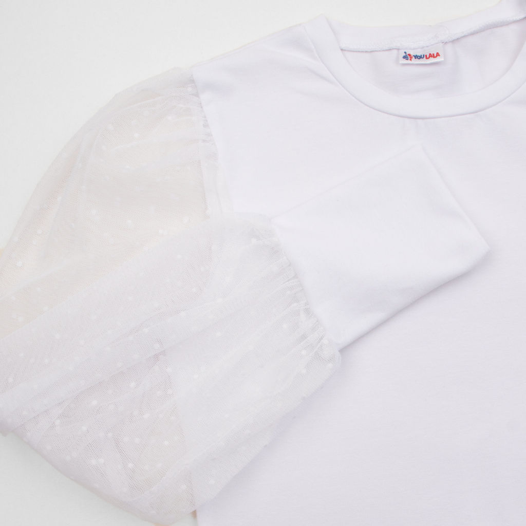 Блузка школьная кулирка с лайкрой 2020100101