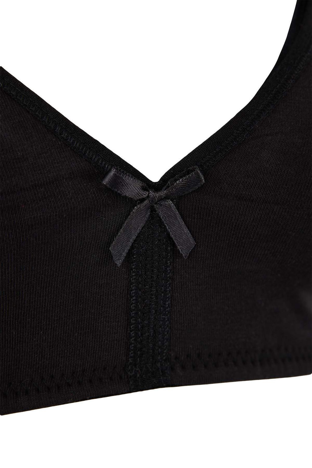 Siyah-Ekru 2li Pamuklu Emzirme Sutyeni Kaps?z Sutyen THMSS26SU00008