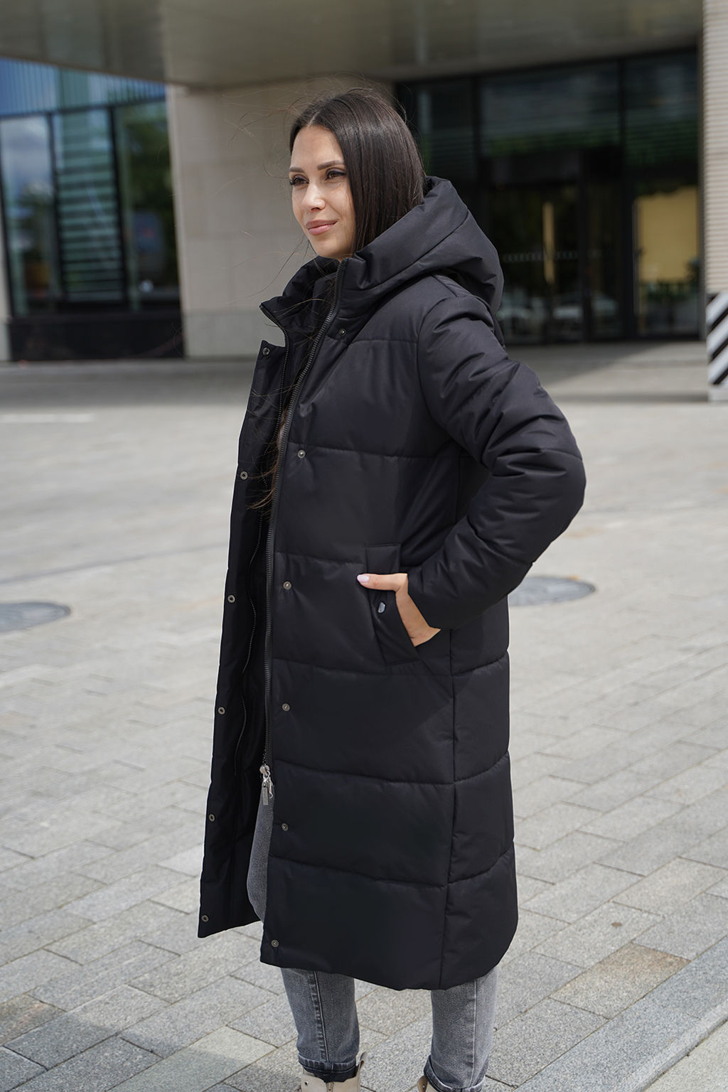 Пальто зимнее / 53955 - Twin tip фото 4