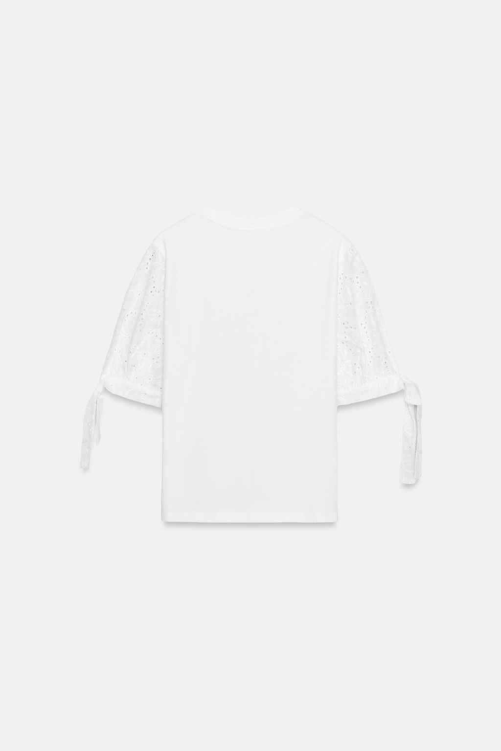 CAMISETA BORDADOS / Blanco - Zara фото 7