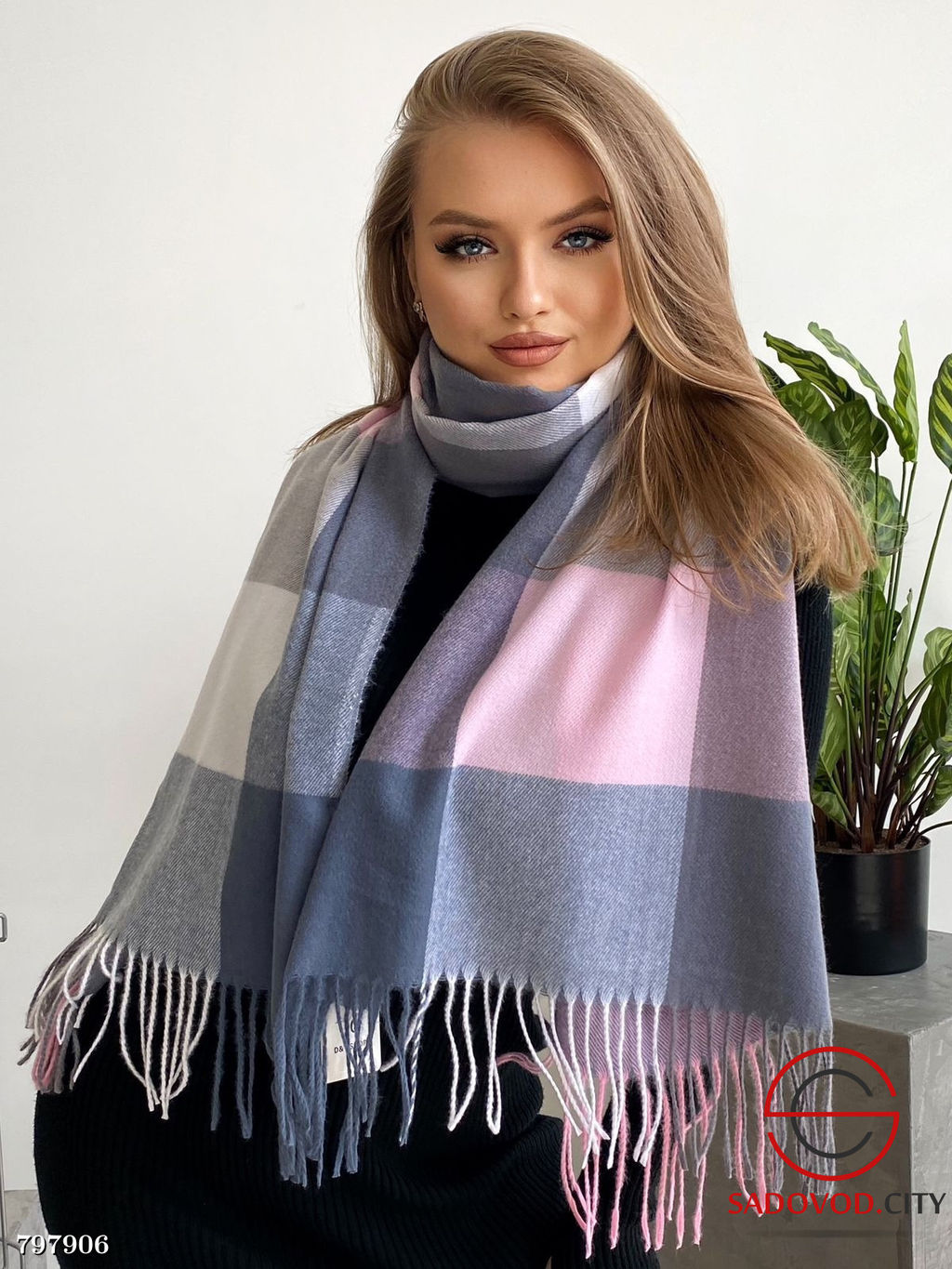 Теплые зимние палантины из 100% Cashmere