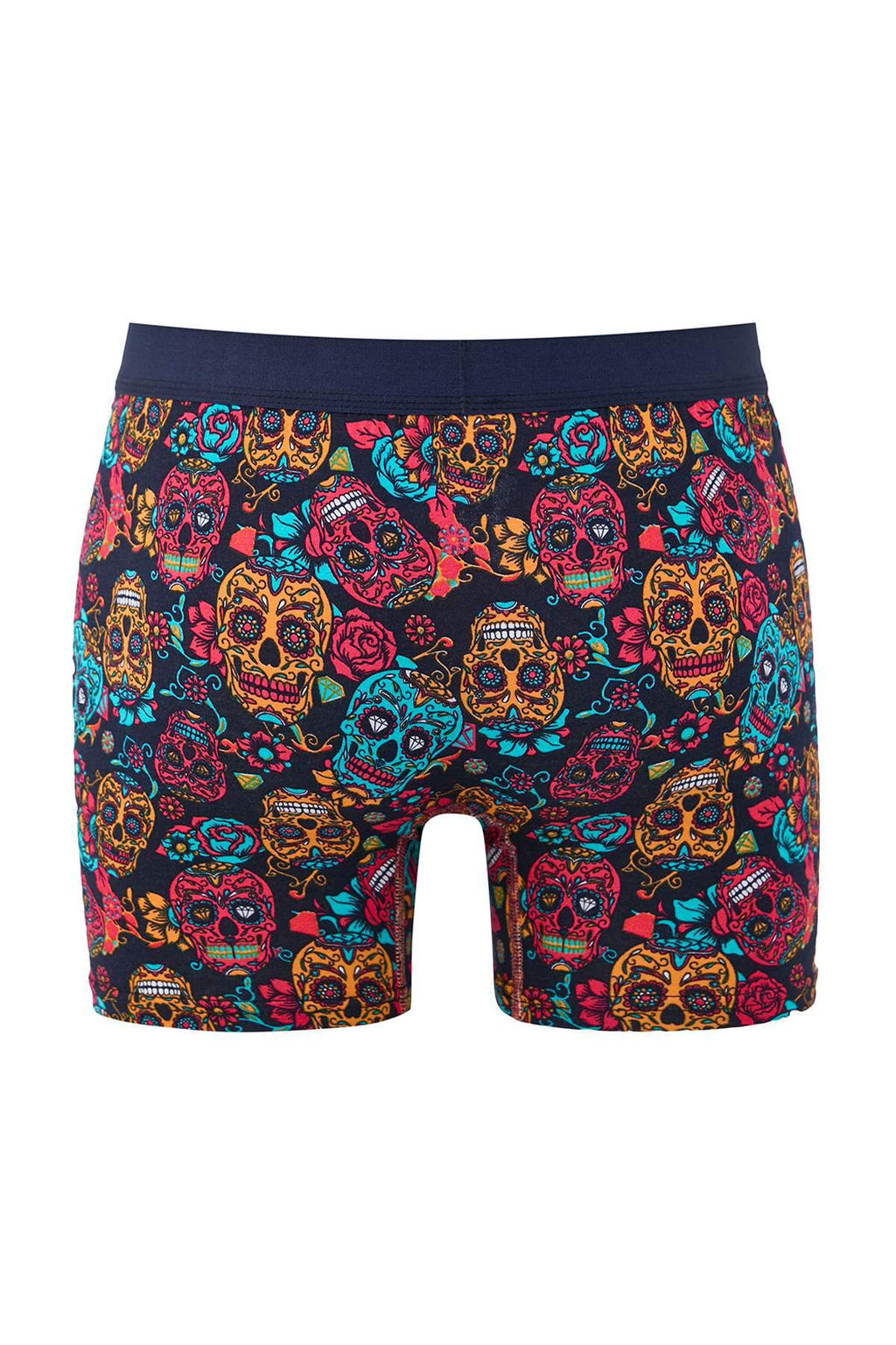 Siyah Desenli Pamuklu Likral? 3lu Boxer TMNAW26BX00000 - Trendyolmilla фото 17