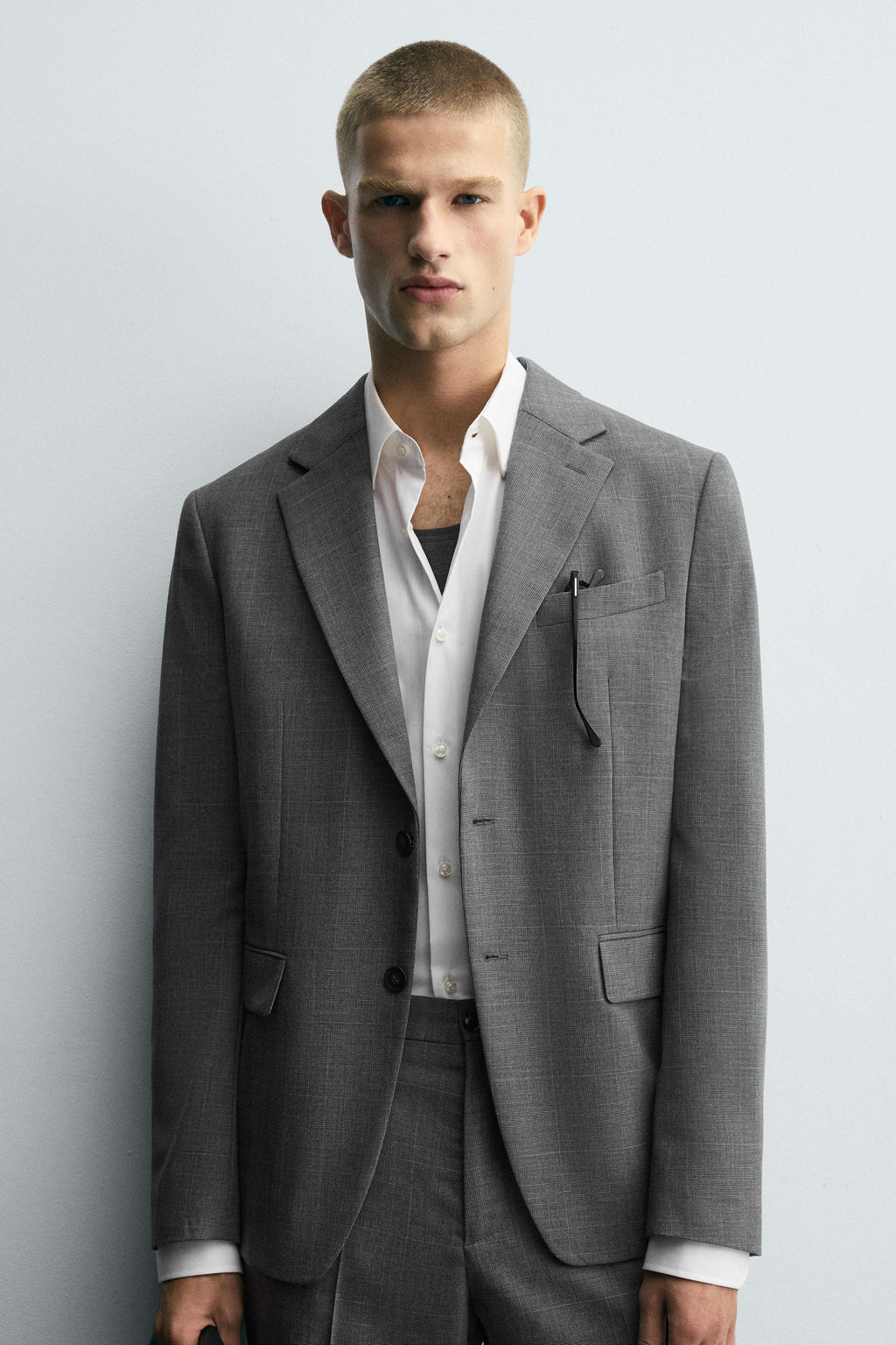 CHECK SUIT BLAZER - Zara фото 5
