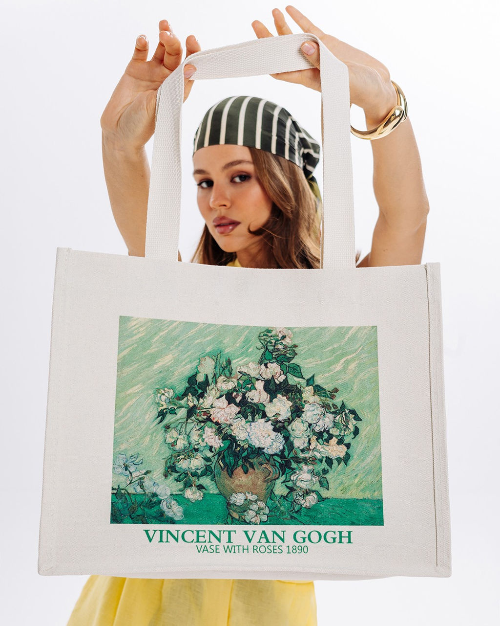 сумка 100% хлопок(канвас) авторский принт ВАН ГОГ - Sahar art lab фото 4