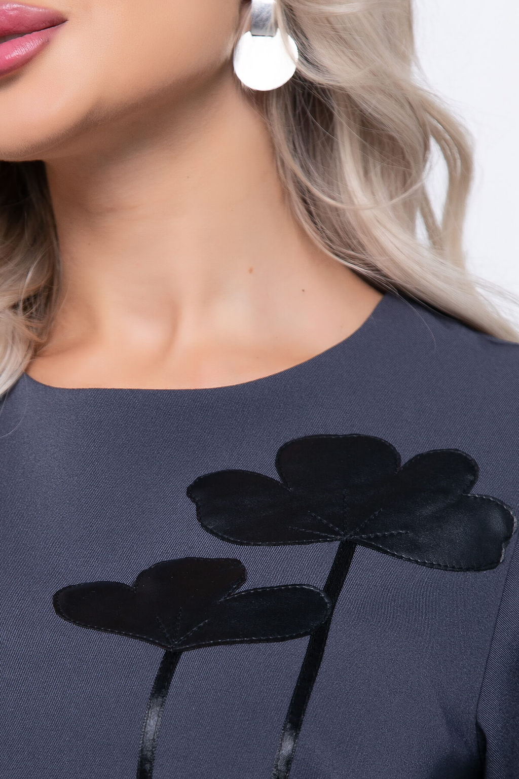 Платье Мэйси (графит) П7145 - Lt collection фото 2