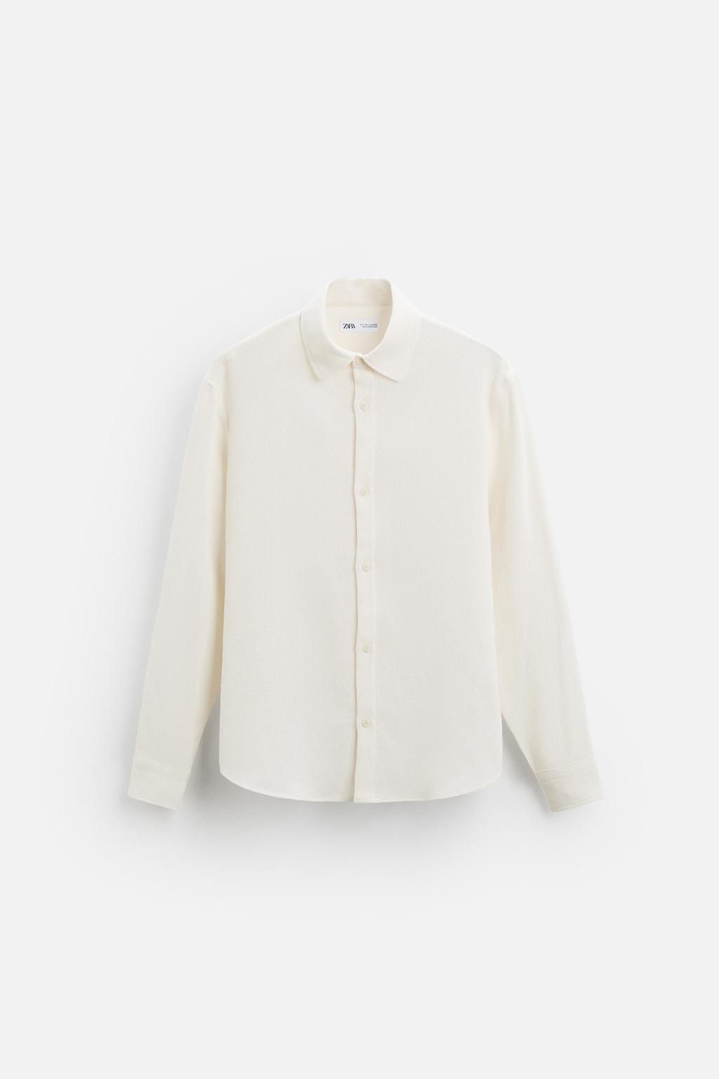 BOUCLE TEXTURED SHIRT - Zara фото 14
