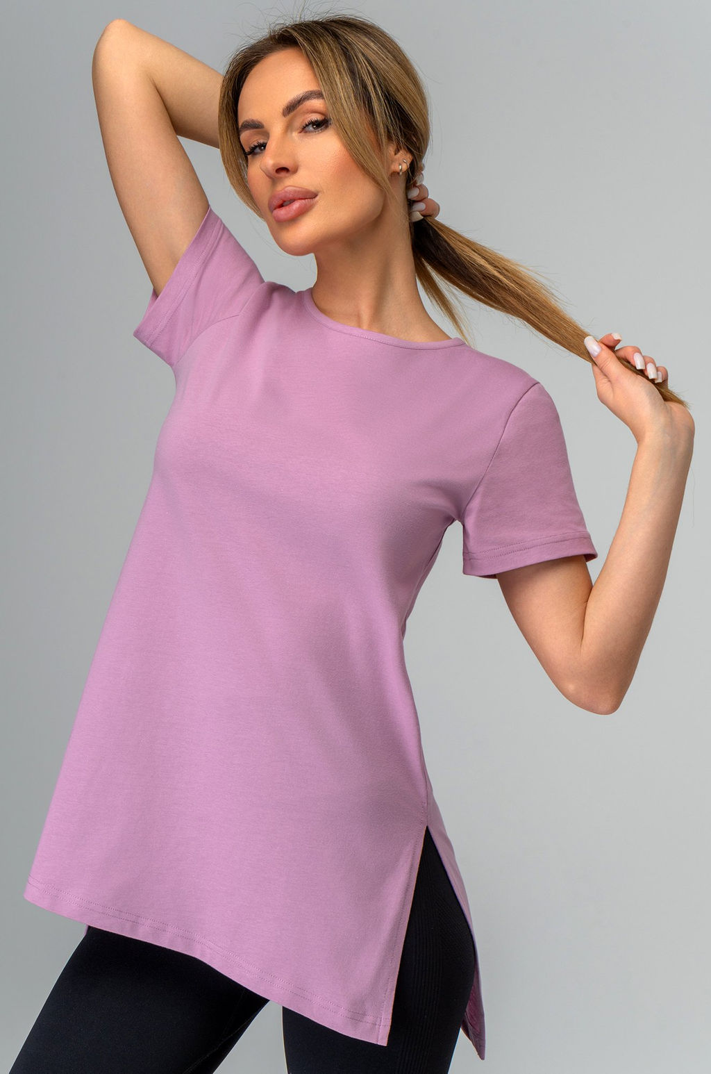 Удлиненная женская футболка с разрезами Happyfox - Happy fox фото 8