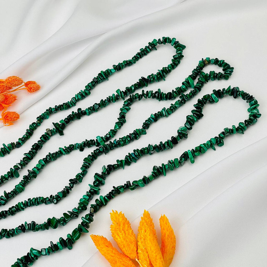 Бусины для украшений из Малахита крошка