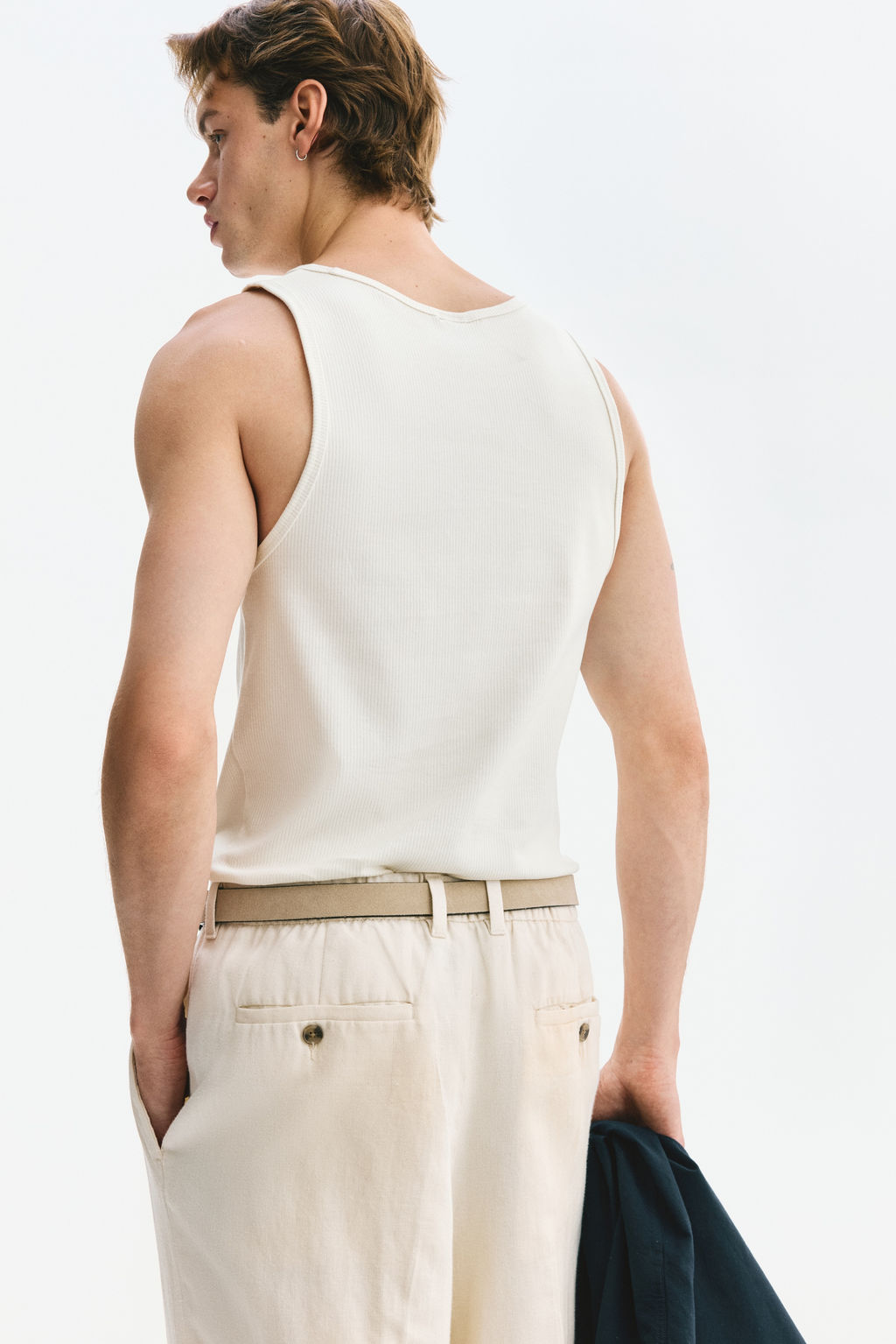 Camiseta sin mangas en canal? Slim Fit - H&m фото 9