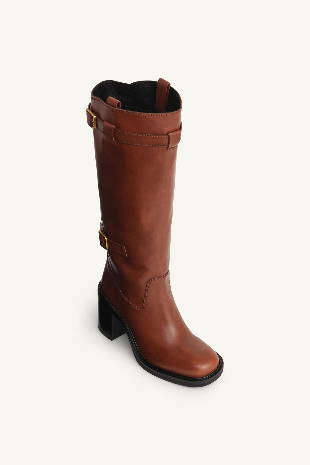 LEATHER BUCKLE BOOTS LIMITED EDITION - Zara фото 6