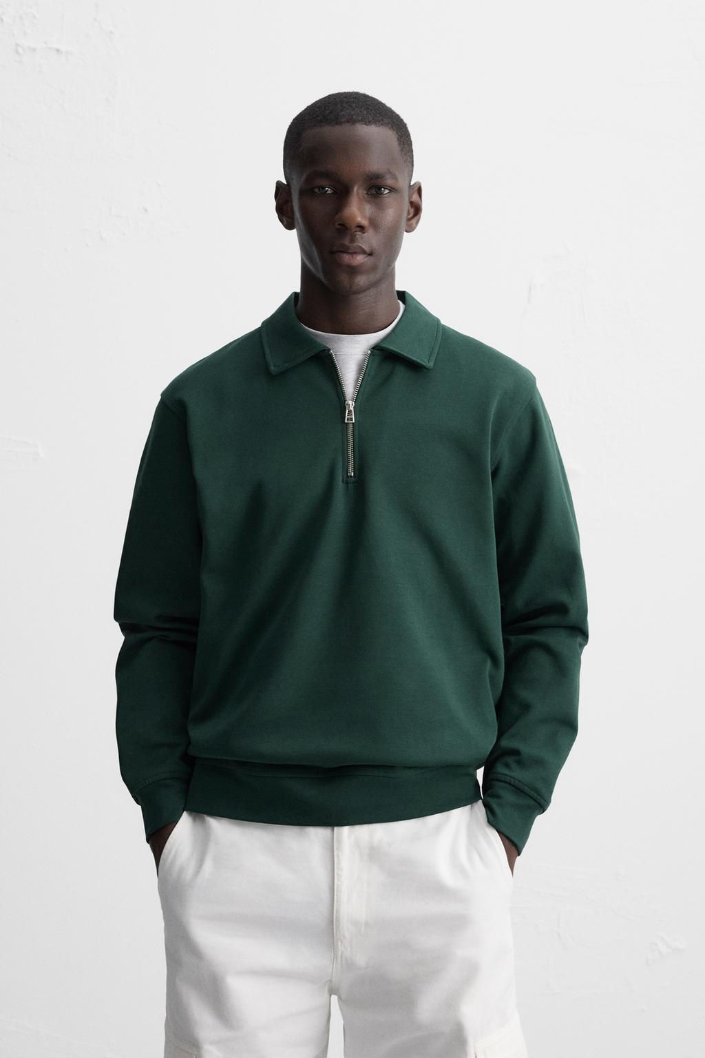 INTERLOCK ZIP POLO SHIRT - Zara фото 27