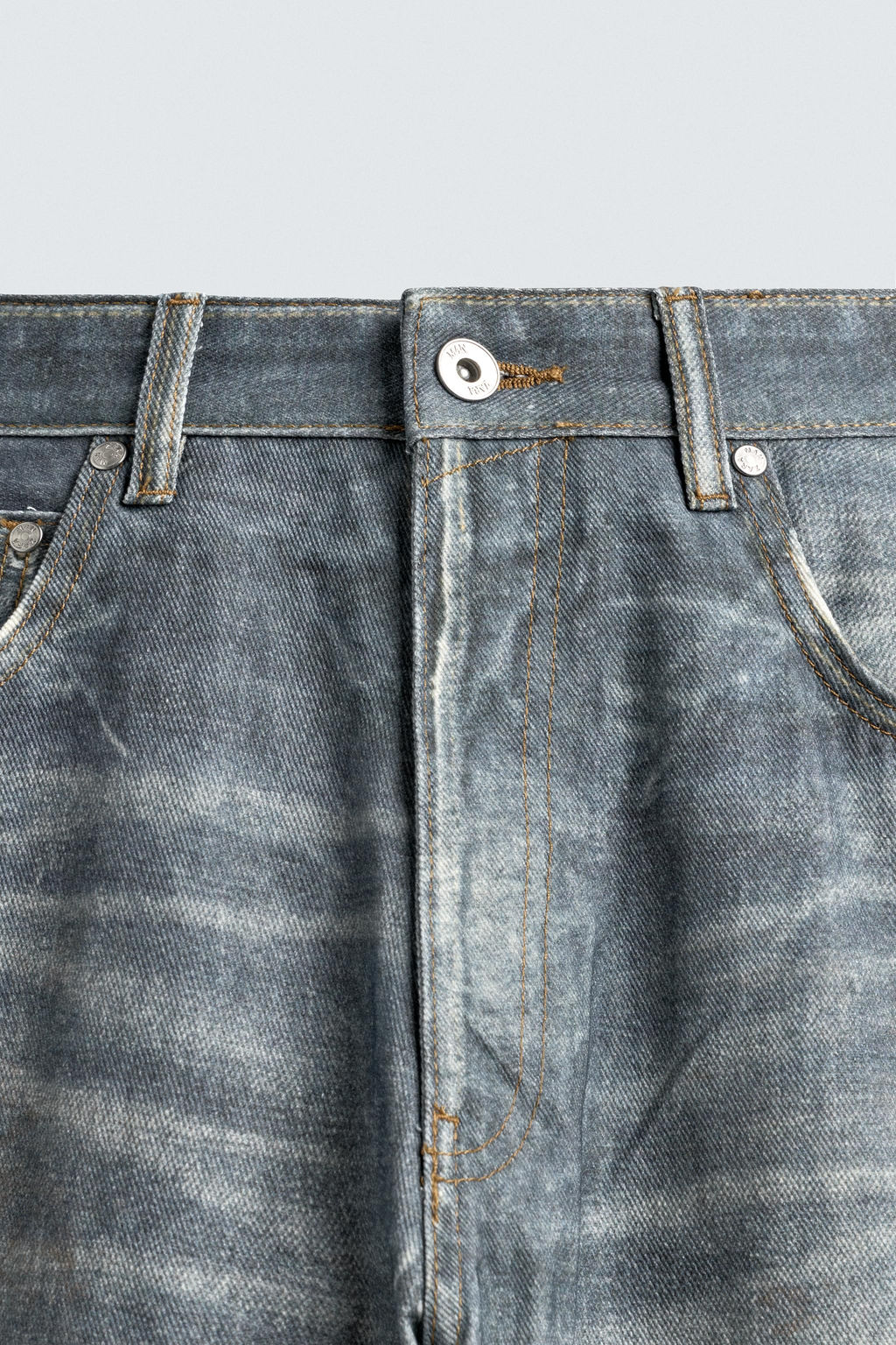 PRINTED BAGGY FIT JEANS