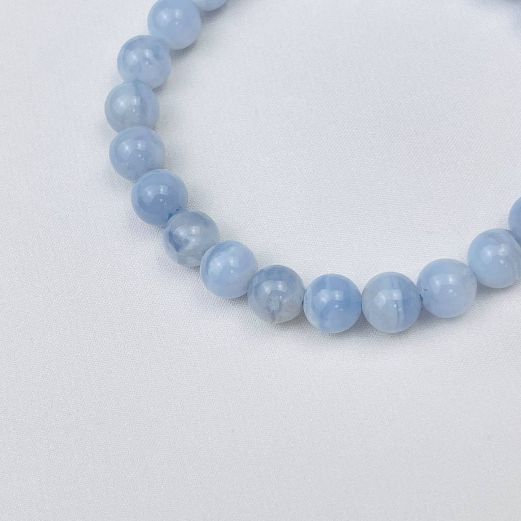 Браслет из Голубого агата - Радуга самоцветов фото 3