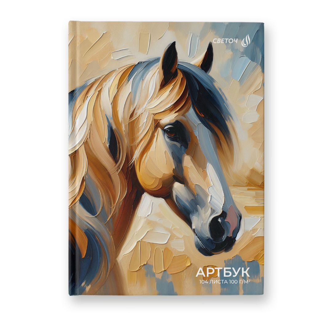 Светоч А238 Артбук (Скетчбук), глянцевая ламинация, блок белый, 7Бц, A5 100 г/м2 сшивка 104 л. 4 шт. Будь моей музой 01644  фото 7