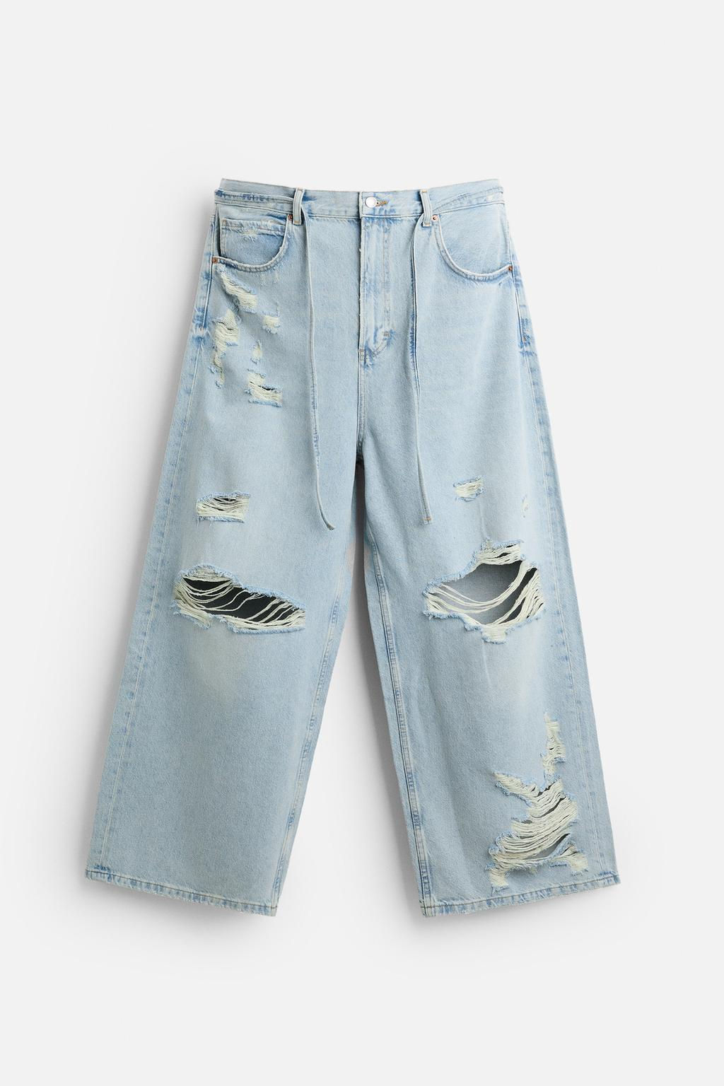 DISTRESSED BAGGY JEAN - Zara фото 6