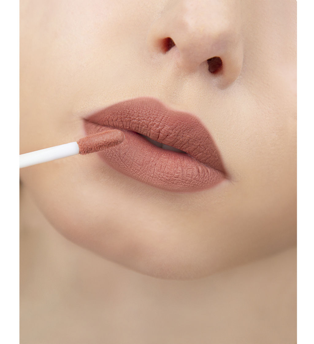 LuxVisage Блеск для губ PIN UP ultra matt тон 25 - Golden rose фото 2