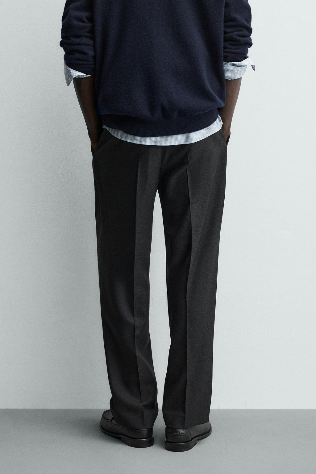 REGULAR FIT PLEATED TROUSERS - Zara фото 20