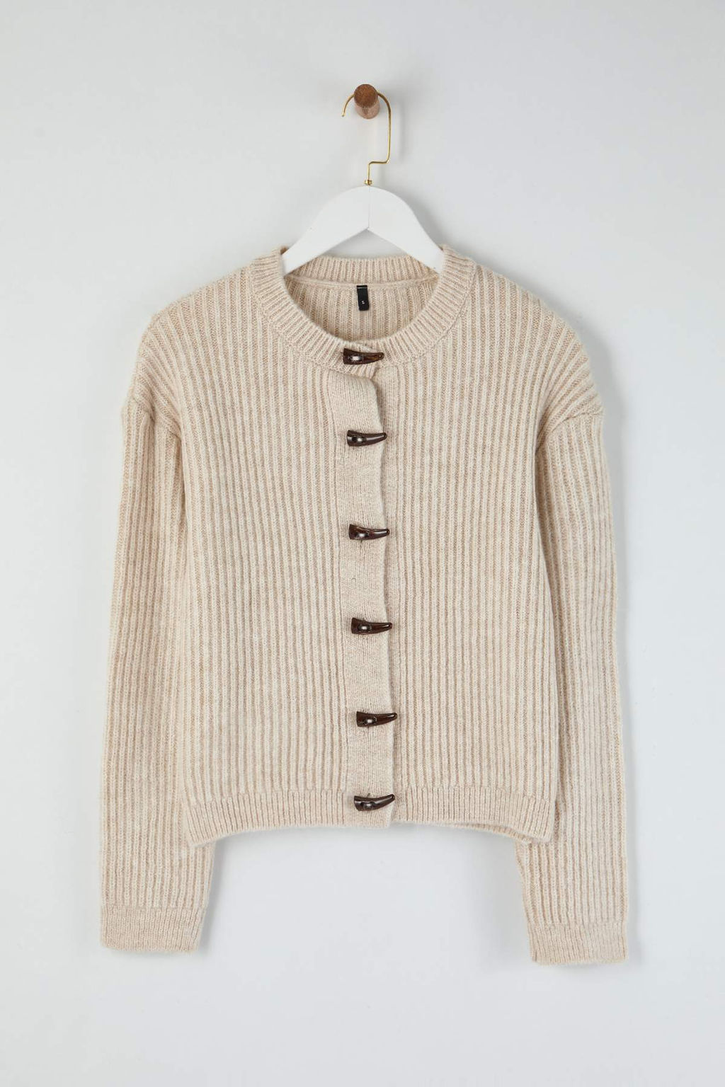 Haki Yumusak Dokulu Dugme Detayl? Triko H?rka TWOAW26HI00093 - Trendyolmilla фото 7