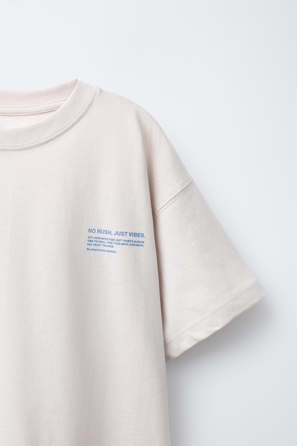 2-PACK OF T-SHIRTS WITH SLOGAN PRINT - Zara фото 4