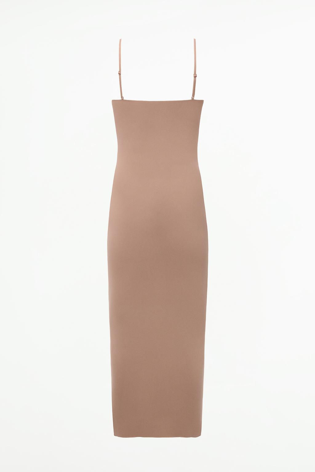 LONG POLYAMIDE DRESS - Zara фото 9