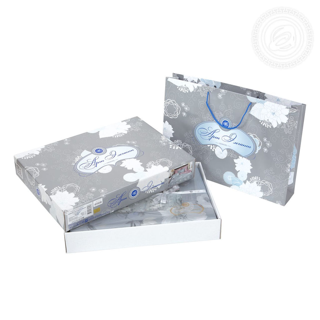 Постельное белье Дана (тенсель) 2 сп. с Евро/Пододеяльник (молния, ушки): 1 шт.- 210*175; Простыня: 1 шт.- 240*240; Наволочка (молния, ушки): 2 шт.- 70*70; Наволочка (молния, ушки): 2 шт.- 50*70 Тенсел