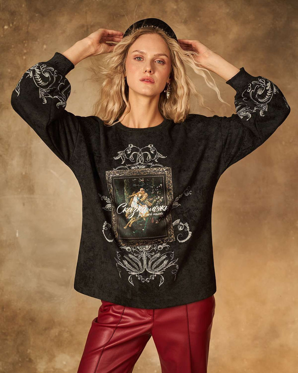 Свитшот из футера варёнка с принтом Сказка SFS001 - Sahar art lab фото 7