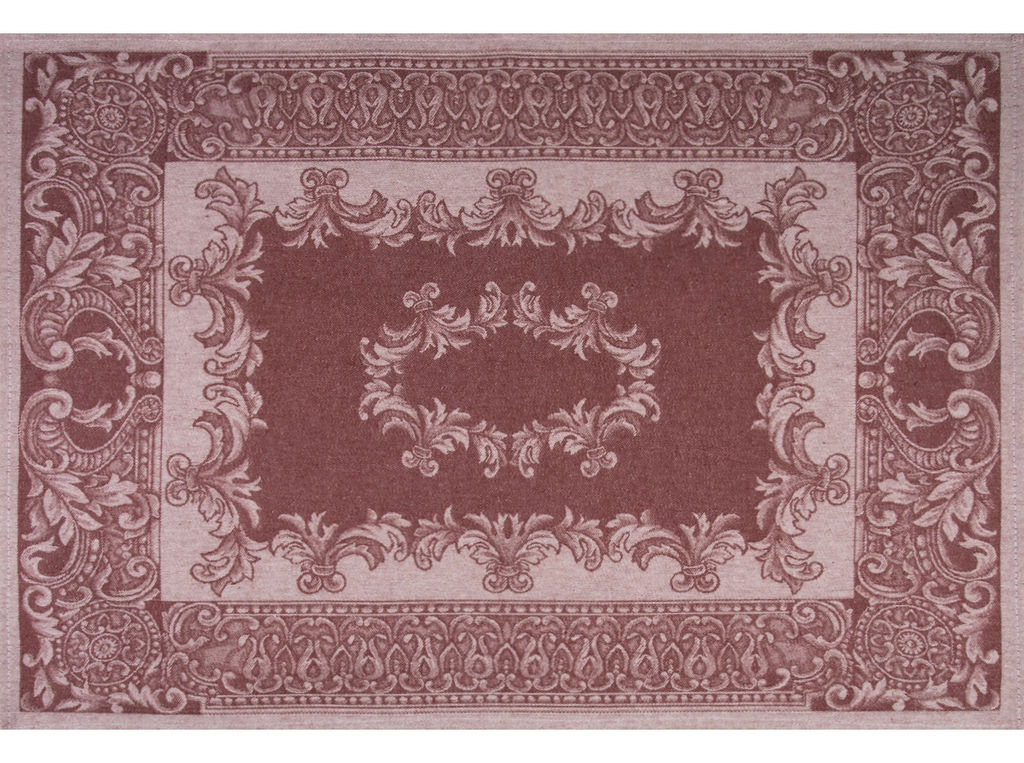 07с-39ЯК 50*70 Полотенце "Акантус" цв. бордо