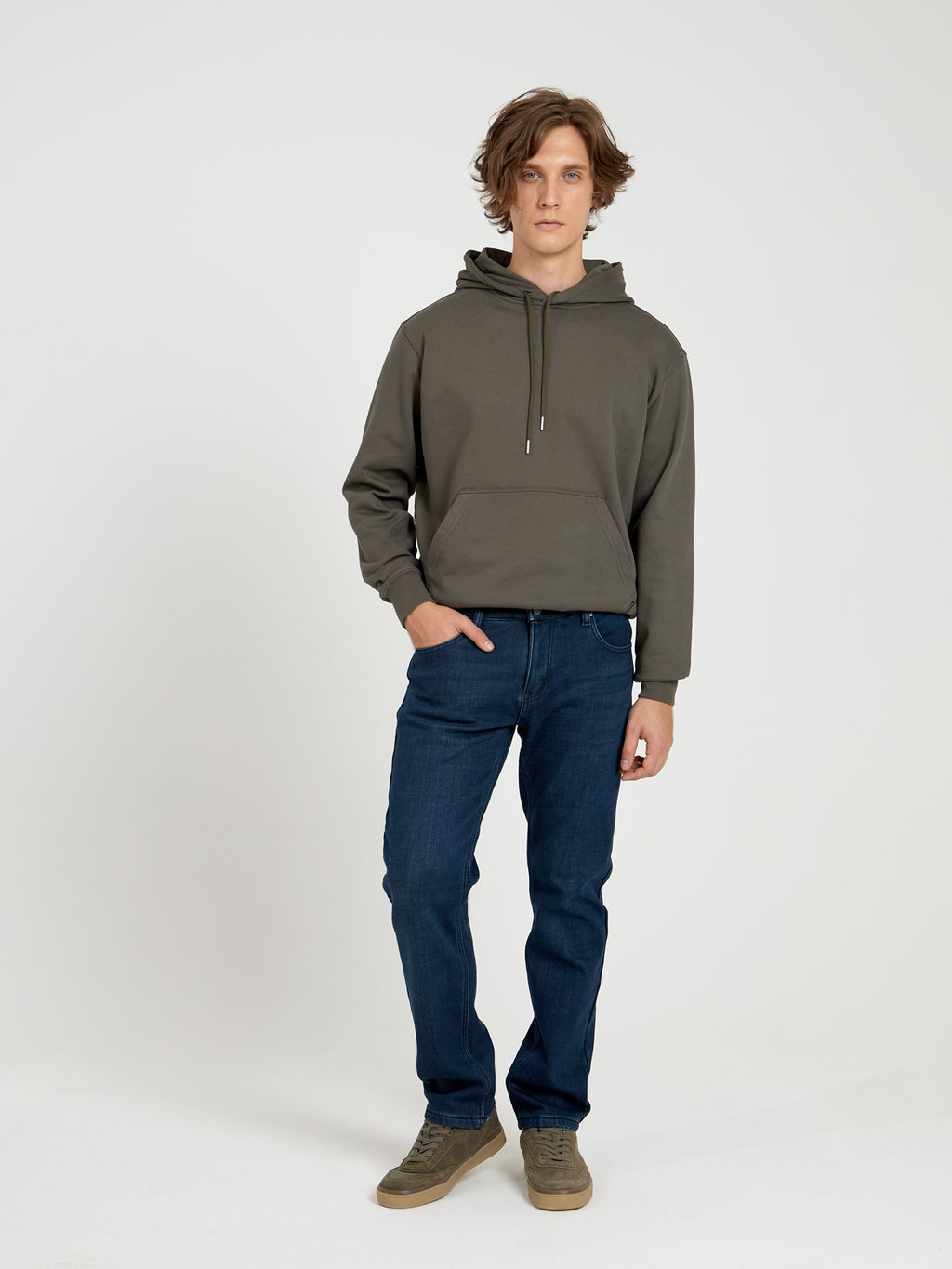 Утепленные Мужские Джинсы Прямые - Mossmore фото 3