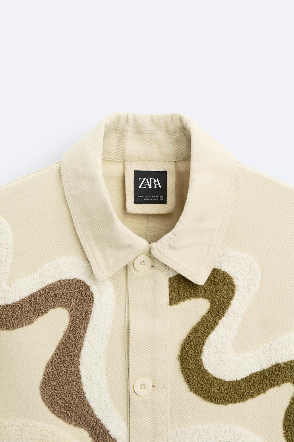 JACKET WITH RAISED PATCHES - Zara фото 8