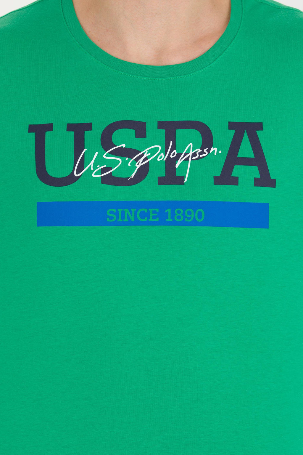 Erkek Ye_il Bisiklet Yaka Ti__rt