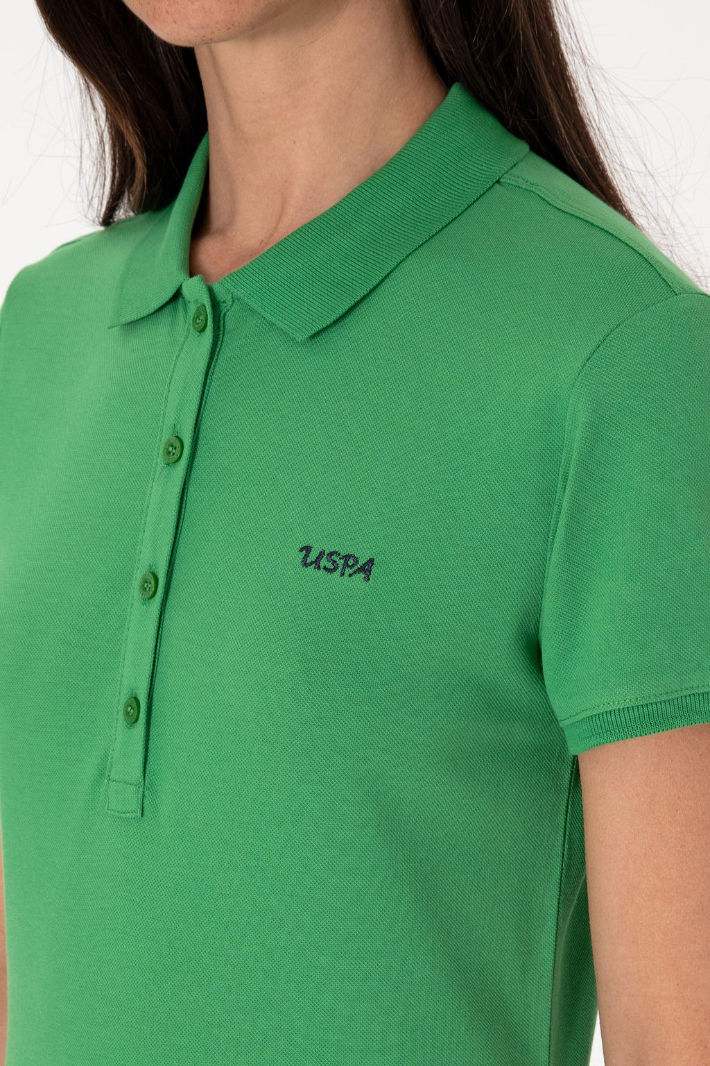 Kad_n A__k Ye_il Basic Polo Yaka Ti__rt Sepette S_rpriz _ndirim - U.s. polo assn фото 7