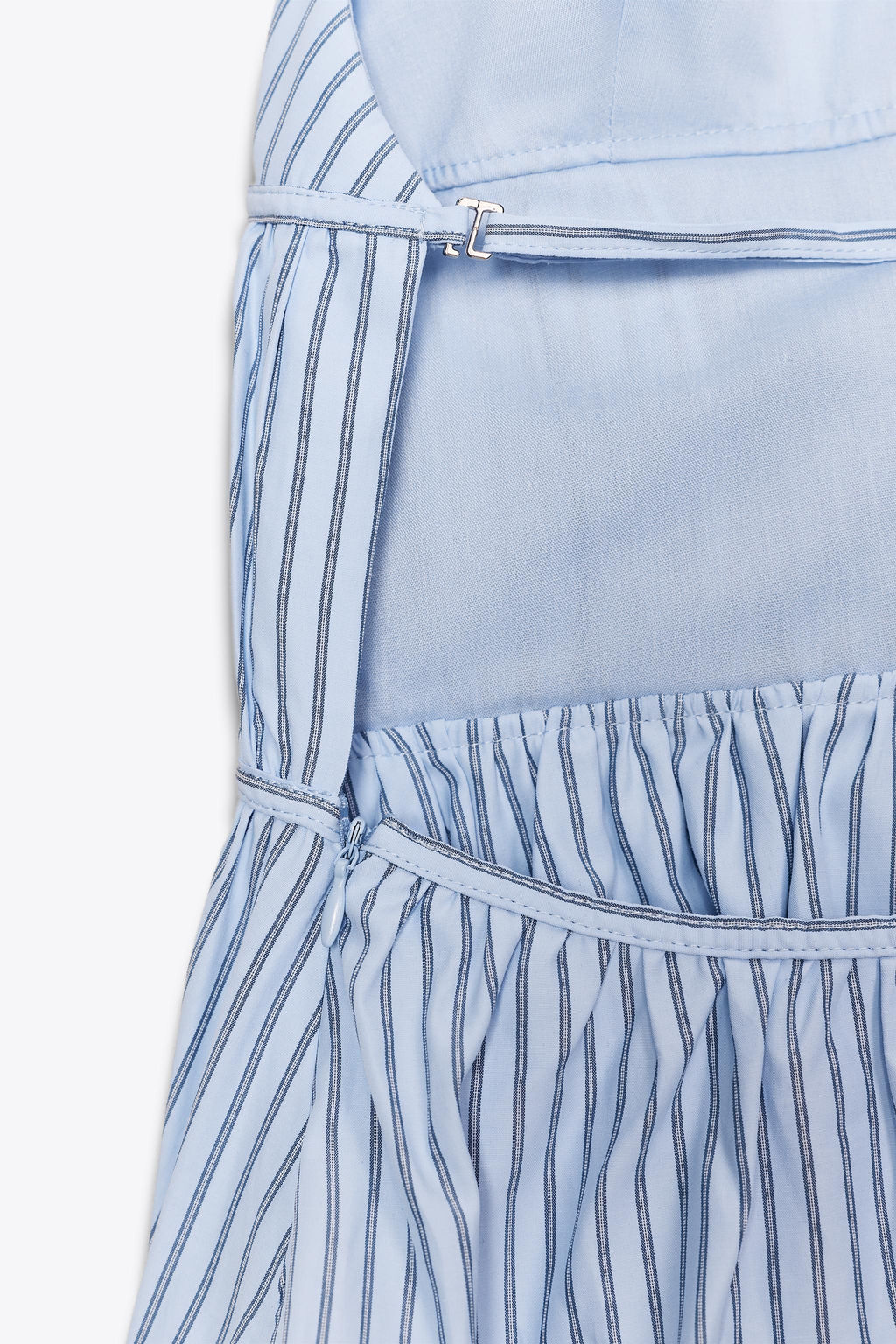 STRIPED POPLIN HALTER TOP - Zara фото 16