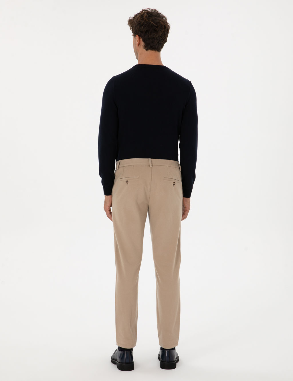 Bej Ex. Slim Fit Kuma_ Pantolon