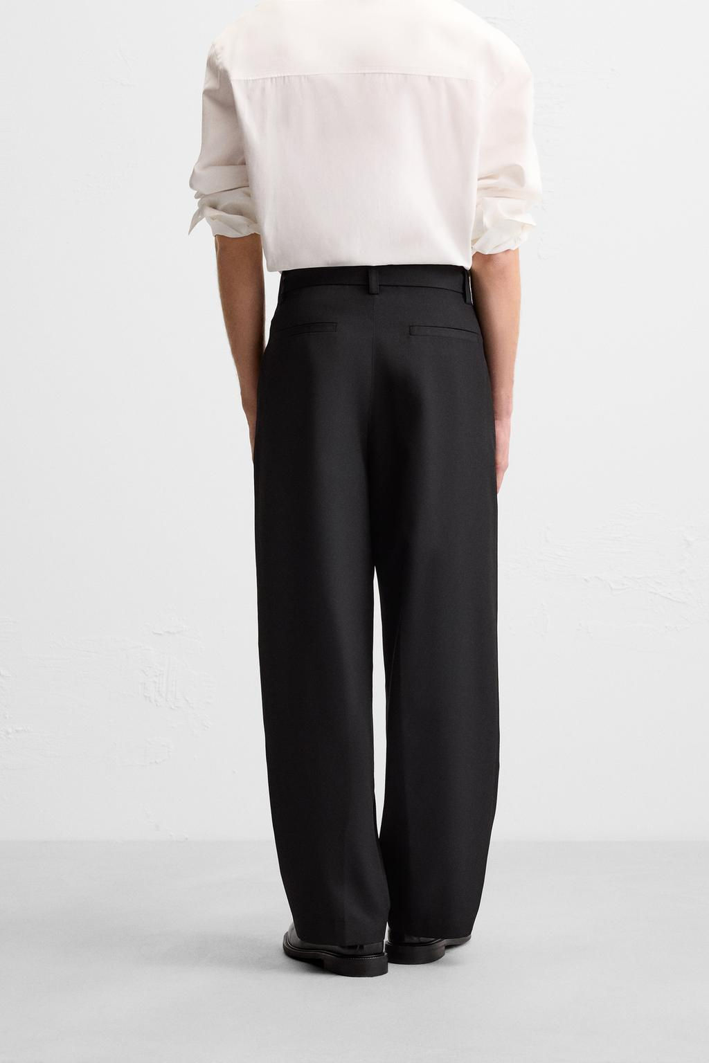 PLEATED TROUSERS WITH BELT - Zara фото 13