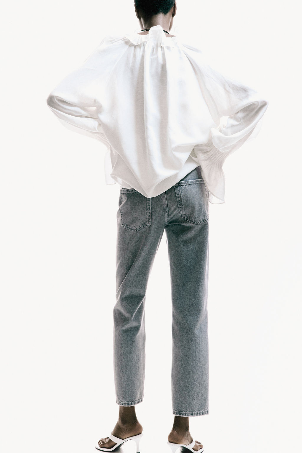Mom High Waist Ankle Jeans - H&m фото 7