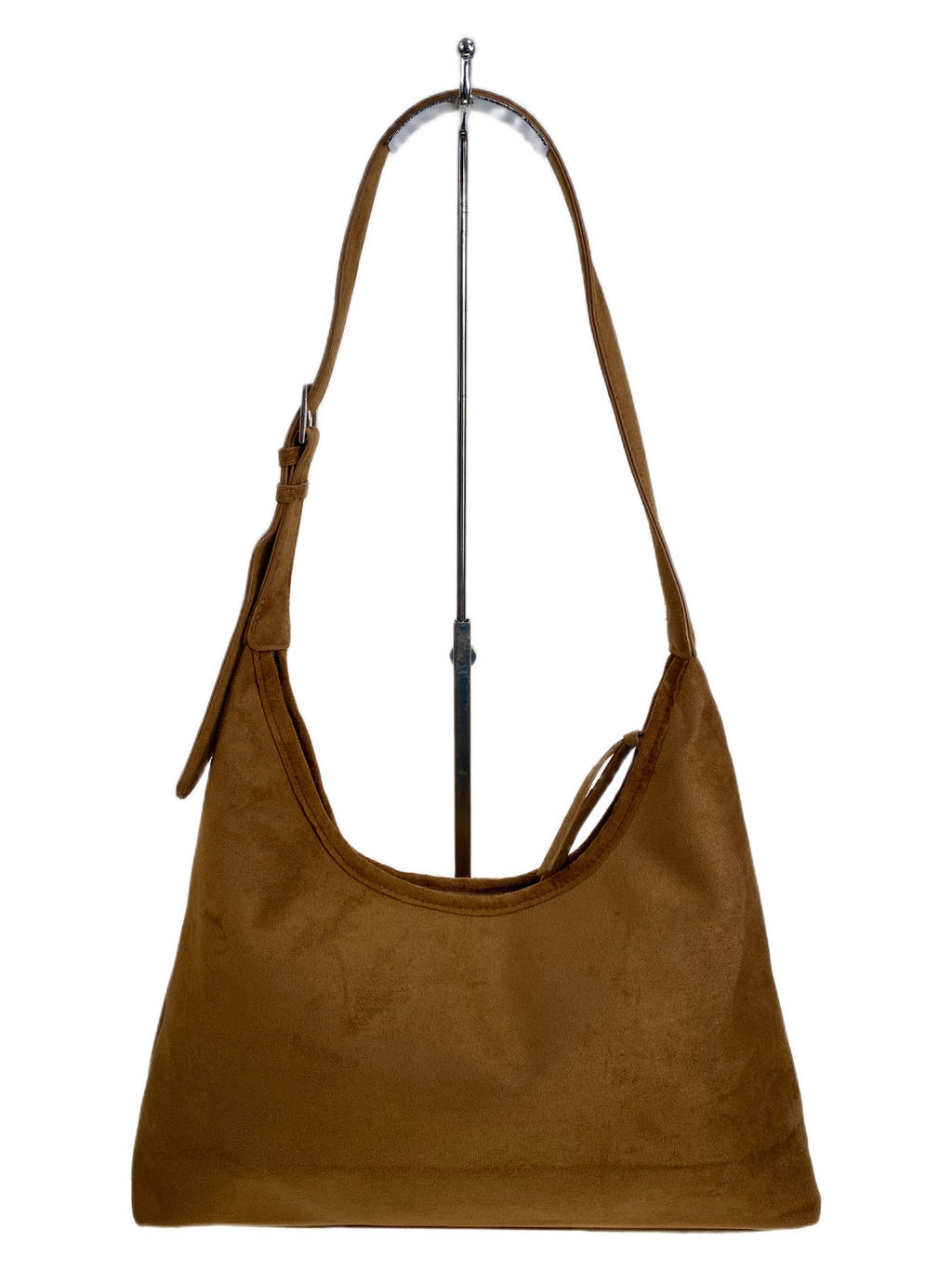 Женская сумка из искусственной замши, цвет коричнево-рыжий