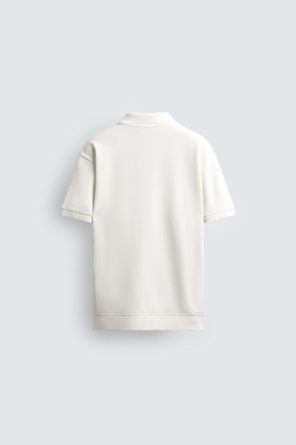 VERTICAL TEXTURED POLO SHIRT - Zara фото 14